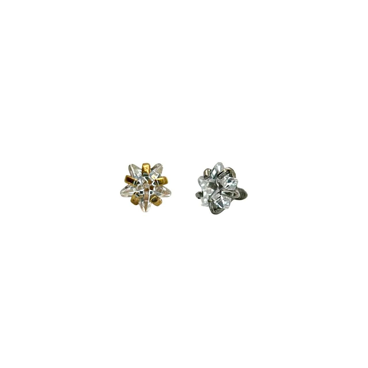 картинка Накрутка Cubic Zirconia Star Crystal  от магазина KOSMO PIERСING